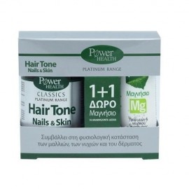 Power Health PROMO Platinum Range Hair Tone 30 Κάψουλες + ΔΩΡΟ Magnesium 10 Κάψουλες