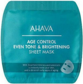Ahava Age Control Even Tone & Brightening Sheet Mask 17gr