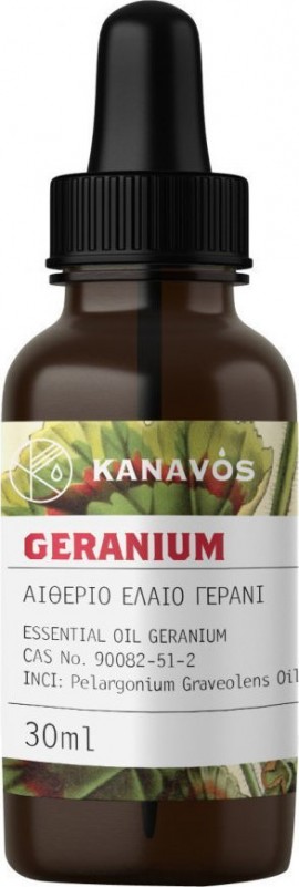 Kanavos Essential Oil Αιθέριο Έλαιο Geranium 30ml