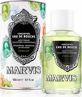 Marvis Strong Mint Mouthwash - Συμπυκνωμένο Στοματικό Διάλυμα (Μέντα), 120ml