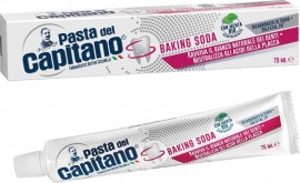 Pasta del Capitano Toothpaste Baking Soda Οδοντόκρεμα Λεύκανσης των Δοντιών 75ml