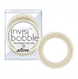 Invisibobble Slim Stay Gold Λαστιχάκια Μαλλιών 3 Τεμάχια