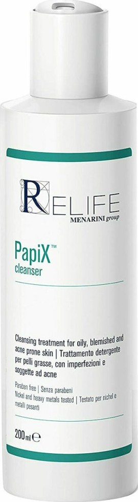 Relife Γαλάκτωμα Καθαρισμού Papix για Λιπαρές Επιδερμίδες 200ml