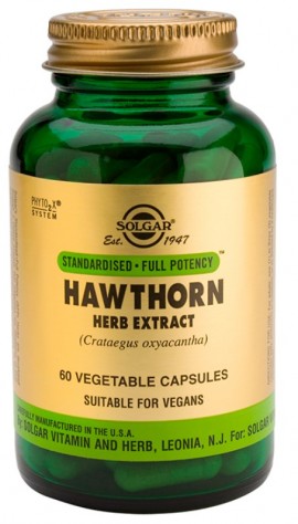 Solgar Hawthorne Herb Extract Συμπλήρωμα Διατροφής από Εκχύλισμα Φύλλων και Άνθεων Hawthorn 60 Φυτικές Κάψουλες
