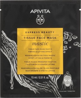 Apivita Express Beauty Tissue Mastic Μάσκα Προσώπου Για Σύσφιξη & Αίσθηση Lifting 15ml
