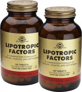 Solgar Lipotropic Factors Συμπληρώματα Διατροφής για την Διατήρηση του Φυσιολογικού Βάρους 2 x 50 κάψουλες