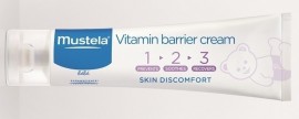 MUSTELA Vitamin Barrier Cream 1-2-3.Κρέμα για  αλλαγή πάνας- Σύγκαμα 100ml