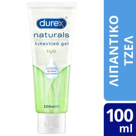 Durex Naturals Λιπαντικό Gel H20 με 100% Φυσικά Συστατικά 100ml