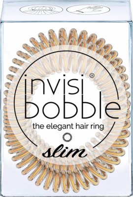 Invisibobble Slim Bronze Me Pretty Λαστιχάκια Μαλλιών 3 Τεμάχια