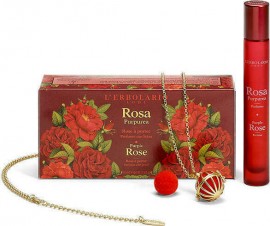 LErbolario Rosa Purpurea Beauty Set Porter Άρωμα 15ml & Κολιέ Κόσμημα