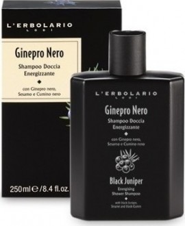 L Erbolario Ginepro Black Juniper Energising Shower Shampoo 250ml