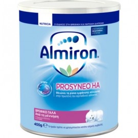Almiron Prosyneo Ha Milk 400gr Βρεφικό Γάλα Για Μωρά Με Οικογενειακό Ιστορικό Αλλεργίας Από Την Γέννηση