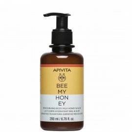 Apivita Bee my Honey Moisturizing Body Milk Honey & Aloe-Ενυδατικό Γαλάκτωμα Σώματος με Μέλι και Αλόη, 200ml