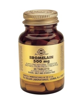 Solgar Bromelain 500mg Για Αρθρίτιδα και Αθλητικούς Τραυματισμούς 30 Tablets