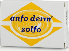 Anfo Derm Zolfo Στέρεο Σαπούνι για τις Λιπαρές & Ακνεϊκές Επιδερμίδες, 100 gr