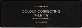 Korres Activated Charcoal Colour Correcting Pallet Παλέτα Διόρθωσης Χρώματος 5 Αποχρώσεις 5,5gr