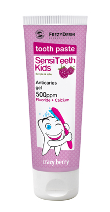Frezyderm Sensiteeth Kids Toothpaste 500ppm Οδοντόκρεμα Κατά της Τερηδόνας Από 3+ Ετών 50ml
