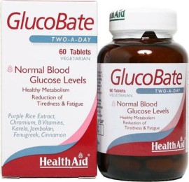 Health Aid GlucoBate Φυτική Φόρμουλα για το Διαβήτη 60tabs
