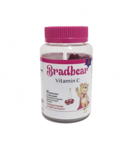 Bradex Bradbear Vitamin C με γεύση Κεράσι 60 Gummy Bears