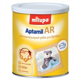 Milupa Aptamil AR, Αντιαναγωγικό γάλα, ενδείκνυται για την διαιτητική αντιμετώπιση των αναγωγών, 400 gr