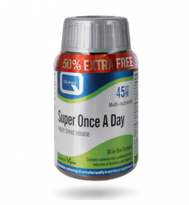 Quest Super Once A Day Timed Release Συμπλήρωμα Διατροφής Για Τόνωση - Ευεξία +50% Επιπλέον Προϊόν 45 Ταμπλέτες