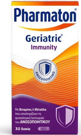 Pharmaton Geriatric Immunity Πολυβιταμίνη σε Δισκία για το Ανοσοποιητικό 30 δισκία