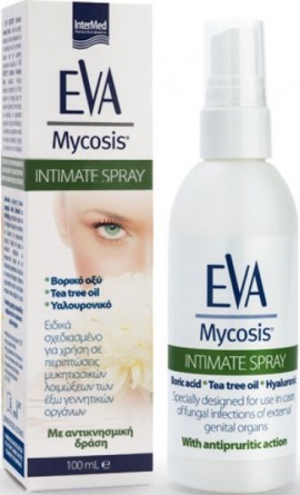 Intermed Eva Mycosis Intimate Spray Για Την Ευαίσθητη Περιοχή Κατά των Μυκητιασικών Λοιμώξεων 100ml