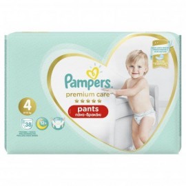 Pampers Premium Pants Μέγεθος 4 [9-15kg] 38 Πάνες- Βρακάκι
