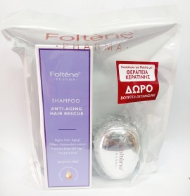 Foltene Pharma Promo Anti-Aging Hair Rescue Shampoo 200ml Δώρο Βούρτσα Μαλλιών