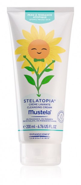 Mustela Stelatopia Cleansing Cream Limited Edition Απαλή Καθαριστική Κρέμα Για Πολύ Ξηρό Ευαίσθητο Και Ατοπικό Δέρμα 200ml