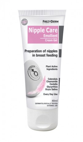 Frezyderm Nipple Care Emollient Cream Gel Μαλακτική Κρέμα Για Την Περιποίηση Των Θηλών 40ml