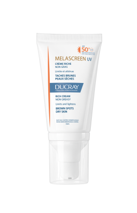 Ducray Melascreen Αντηλιακή Kρέμα για Ξηρό Δέρμα με Καφέ Κηλίδες - Πανάδες UV SPF50+ (-15%) 40ml