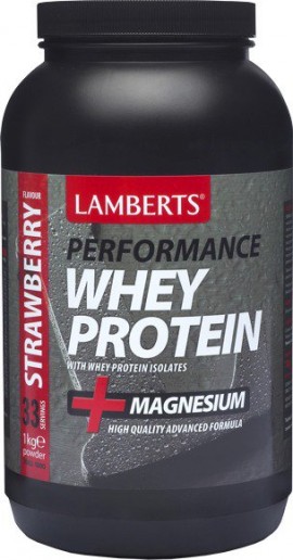 Lamberts Performance Whey Protein - Γεύση Φράουλα 1000gr