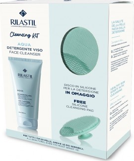Rilastil Promo  Aqua Face Cleanser 200 ml & Δώρο Δίσκος Καθαρισμού από Σιλικόνη