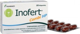 Italfarmaco Inofert Combi HP 20 Κάψουλες - Συμπλήρωμα Διατροφής Με Μυοϊνοσιτόλη D-Chiro-Ινοσιτόλη, Α-Λακταλβουμίνη & Φυλλικό Οξύ