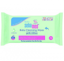 Sebamed Baby Cleansing Wipes with Aloe Vera Μωρομάντηλα με Αλόη 72τμχ