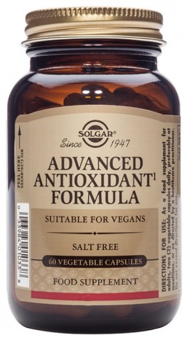 Solgar Advanced Antioxidant Formula Συμπλήρωμα Διατροφής με Αντιοξειδωτικά 60 Φυτικές Κάψουλες