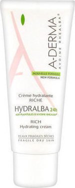 A-Derma Hydralba Rich Hydrating Cream Ενυδατική Κρέμα Προσώπου Πλούσιας Υφής Για Ξηρές Επιδερμίδες 40ml