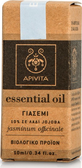 Apivita Essential Oil Jasmine 10% Διάλυμα Σε Λάδι Jojoba 10ml