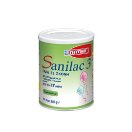 Γιώτης Sanilac 3 Γάλα για βρέφη από τον 12ο μήνα, 800gr