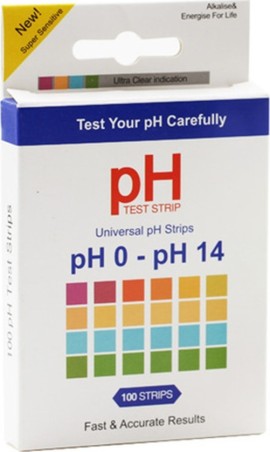 Universal pH Paper Test Strips - Πεχαμετρικά Χαρτιά pH 0-14, 100 ταινίες