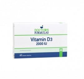 Doctors Formulas Vitamin D3 2000IU Συμπλήρωμα Διατροφής Για Οστά - Μύες - Δόντια 60 Κάψουλες