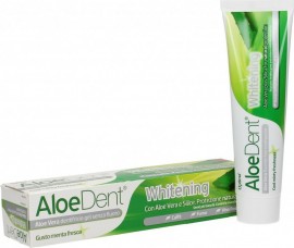 Optima Aloe Dent Whitening Toothpaste 100ml Οδοντόκρεμα Αλόης Με Λευκαντική Δράση