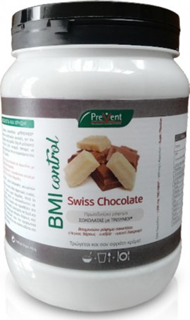 Prevent BMI Control Swiss Chocolate με Trisynex Πρωτεϊνούχο Ρόφημα για Έλεγχο του Σωματικού Βάρους με Γεύση Σοκολάτας, 420gr