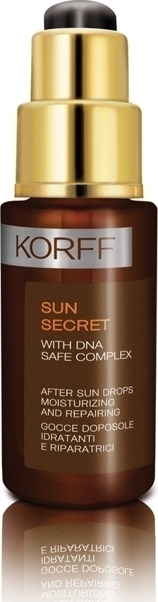Korff Ενυδατικό Προσώπου Για Μετά Τον Ήλιο After Sun Drops Moisturizing & Anti-wrinkle Sun Secret 30 ml