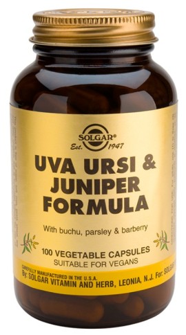 Solgar Uva Ursi & Juniper Formula 100 Φυτικές Κάψουλες