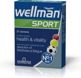 Vitabiotics Wellman Sport, Μοναδική Σύνθεση Ειδικά Σχεδιασμένη για Άνδρες που Αθλούνται, 30tabs