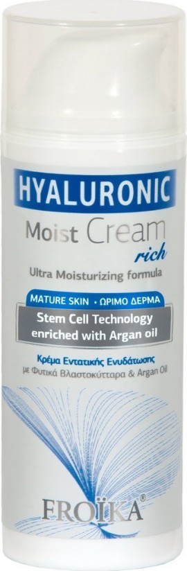 Froika Hyaluronic Moist Cream Rich Ενυδατική Κρέμα Για Ώριμες Επιδερμίδες 50ml