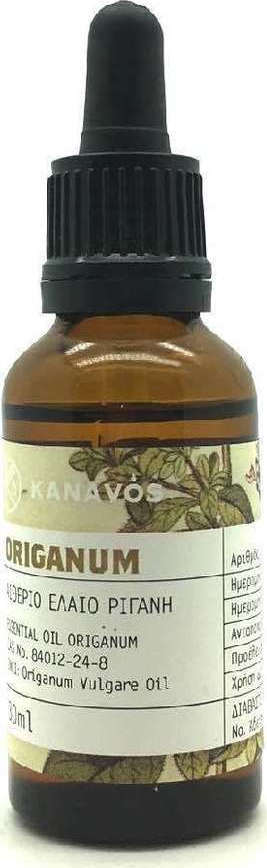 Kanavos Essential Oil Origanum Αιθέριο Έλαιο Ρίγανης 30ml