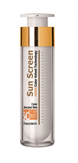 Frezyderm Sun Screen Color Velvet Face Cream SPF50+ Αντηλιακή Κρέμα Προσώπου Με Χρώμα 50ml